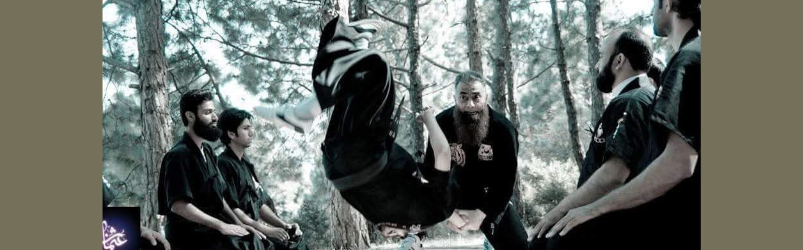 master shaukat throwing opponent using hapkido